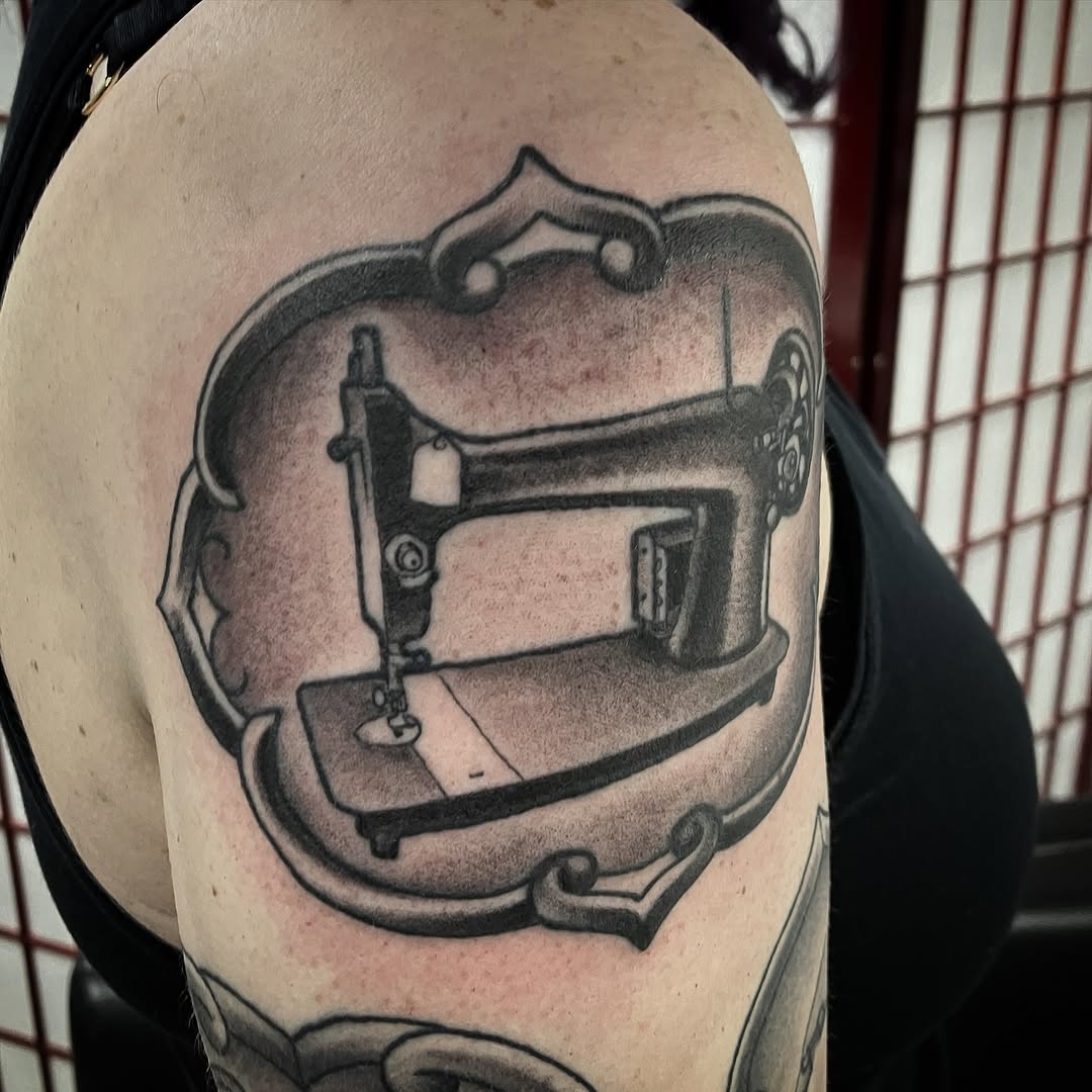 Tattoo by @bystevemartin — black_and_grey, realism