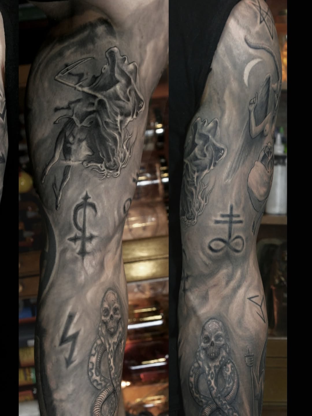 Tattoo by @dan_henk_tattoo — black_and_grey, dark_realism