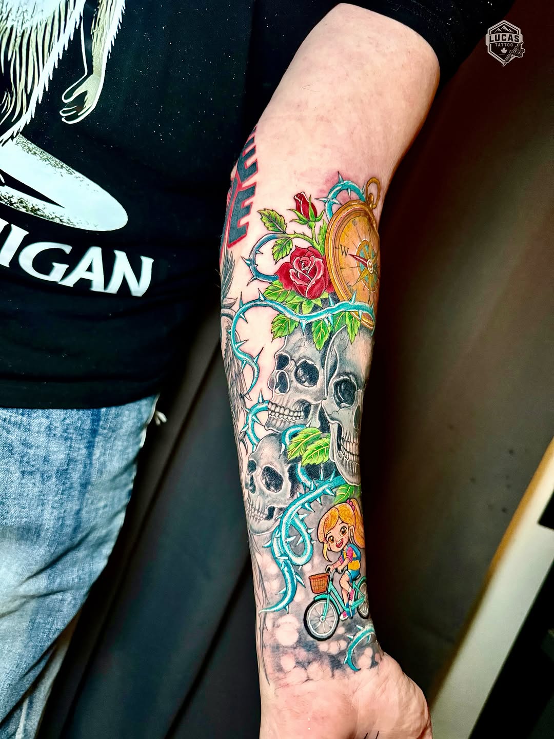 Tattoo by @lucastattoo.ca โ realism, new_school