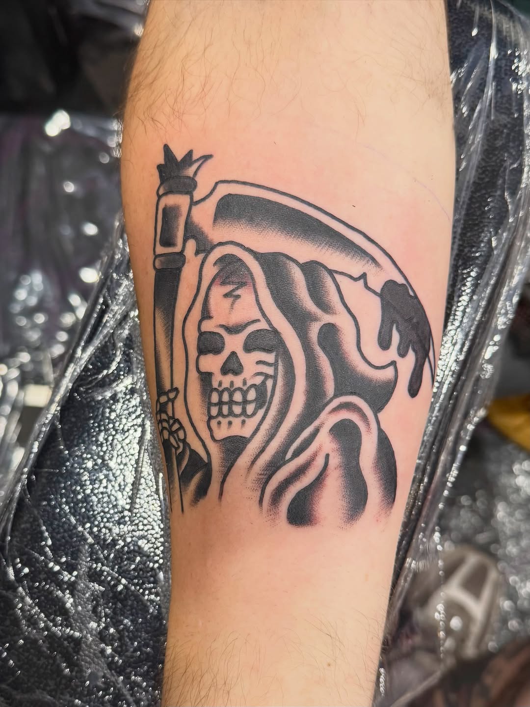 Tattoo by @babydave_tattoos — american_traditional, black_and_grey