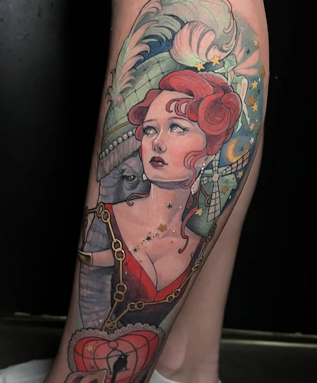 Tattoo by @unkindnessart — neo_traditional, realism