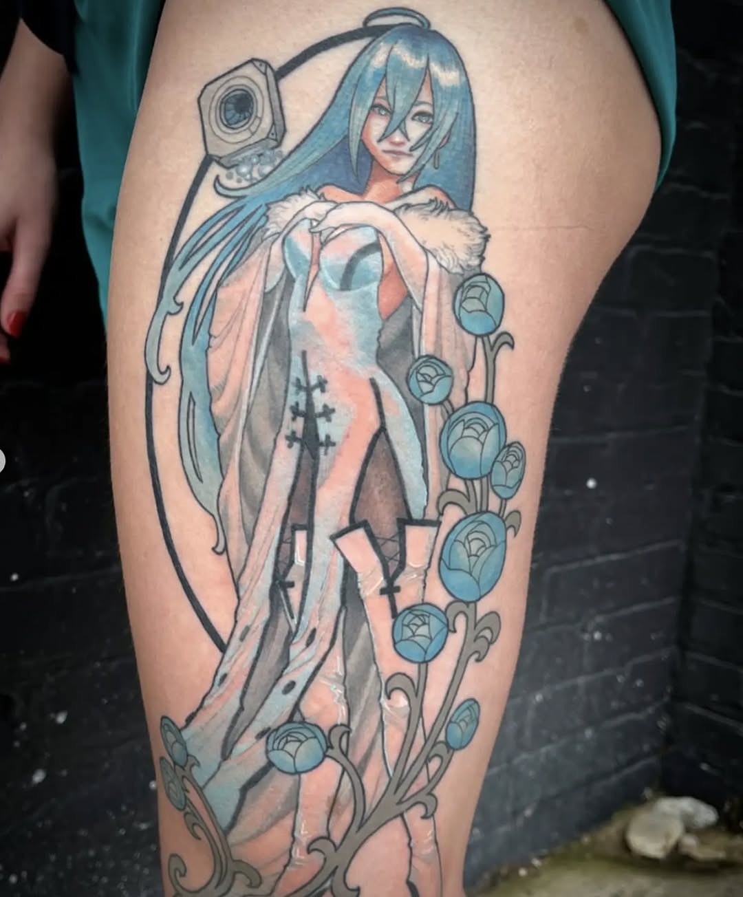 Tattoo by @unkindnessart — anime, new_school