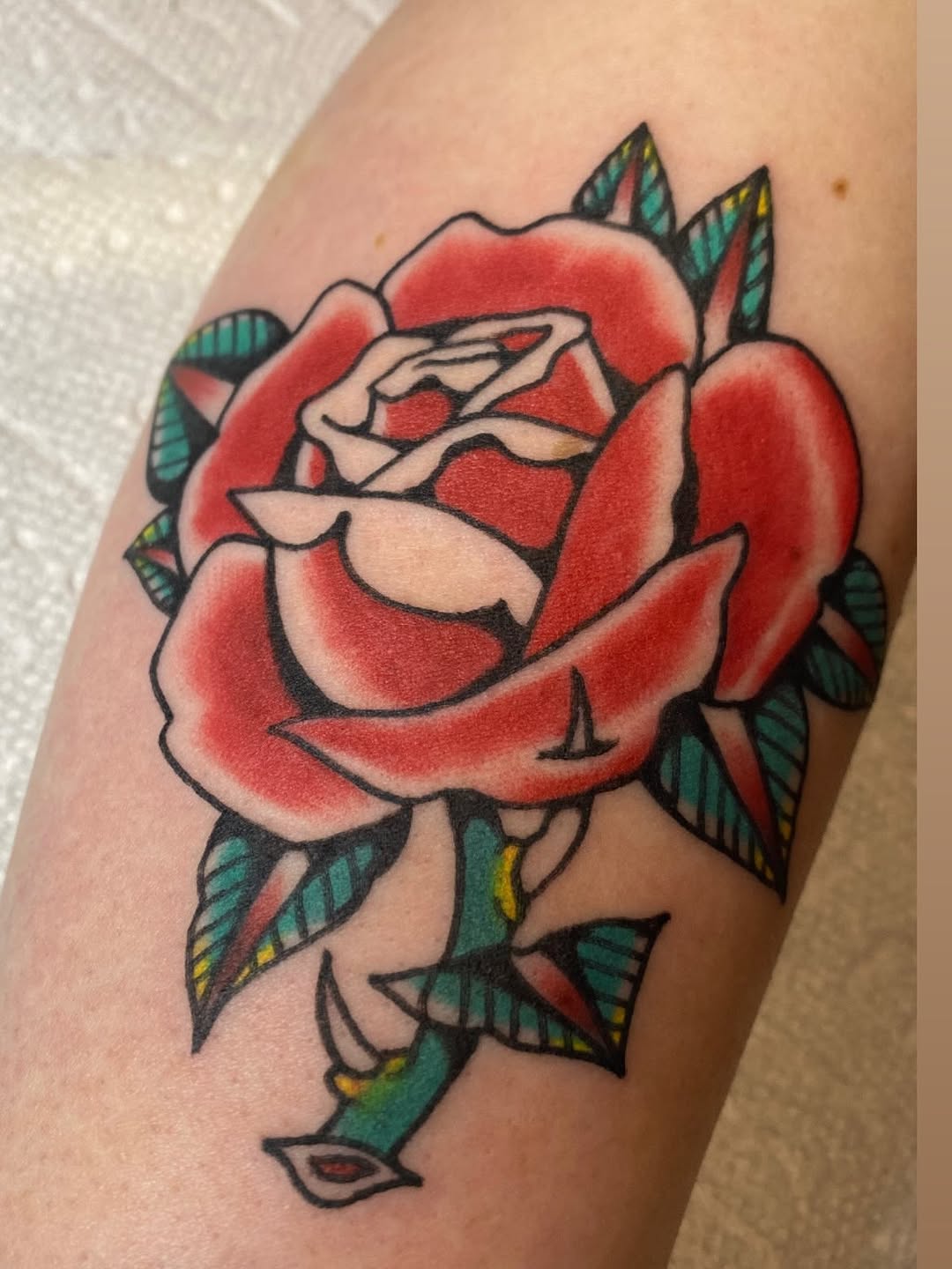Tattoo by @snakedaggerose — american_traditional