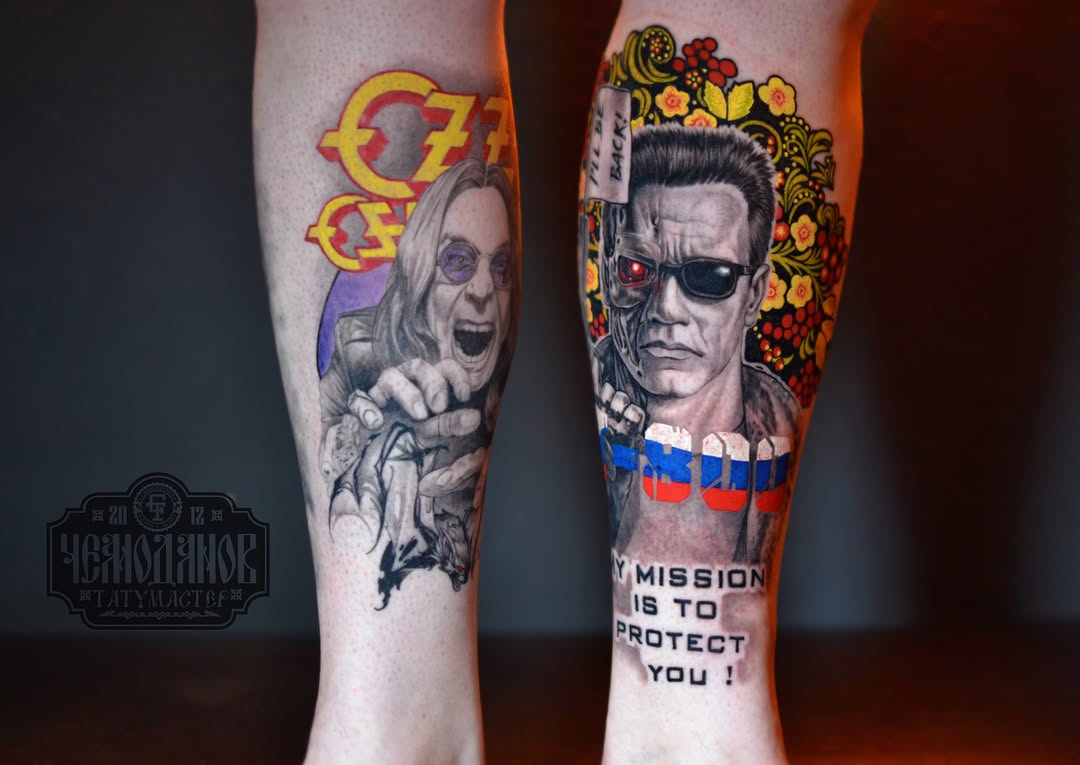 Tattoo by @chemodanov11 — realism, lettering_script