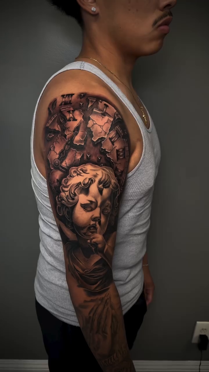 Tattoo by @ocks_tattoos β realism, black_and_grey