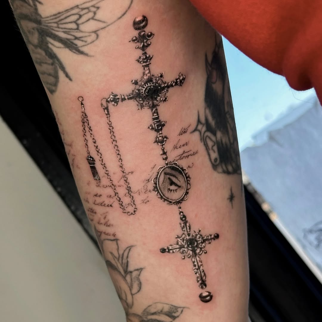 Tattoo by @sexytattoofactory — fine_line, black_and_grey