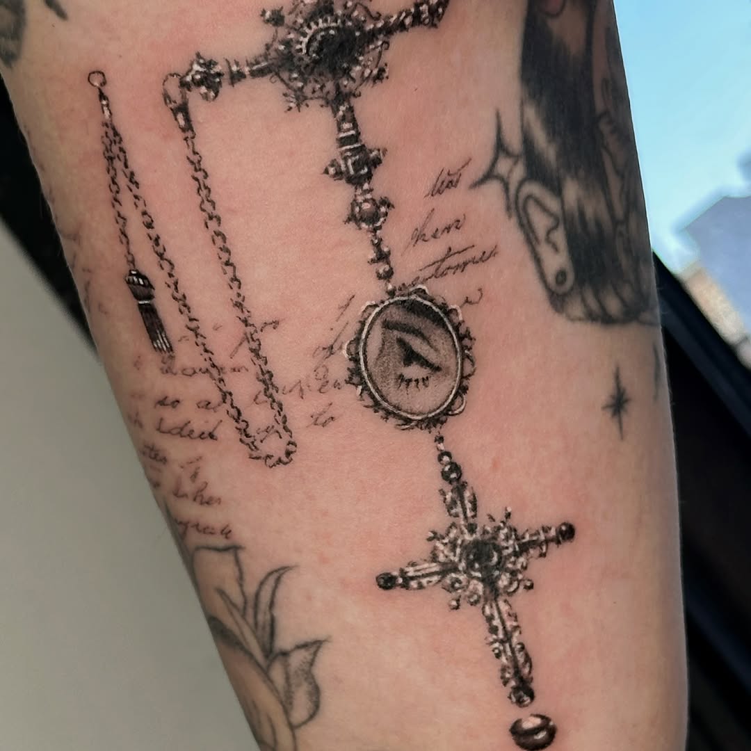 Tattoo by @sexytattoofactory — fine_line, black_and_grey
