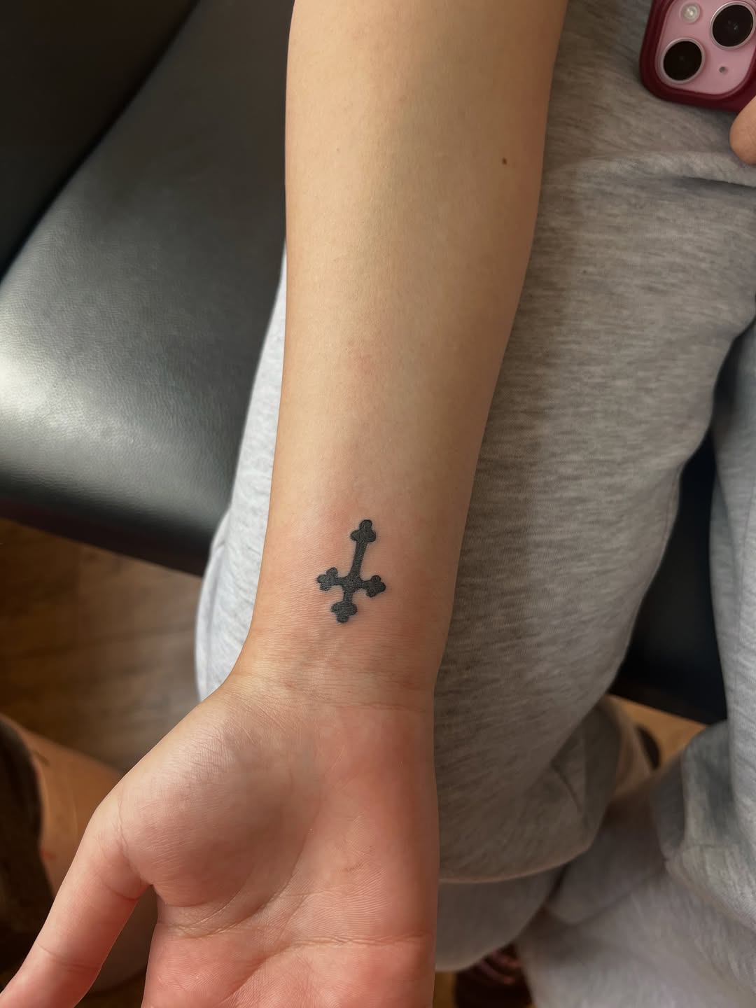 Tattoo by @tattedupbaddies_ — blackwork