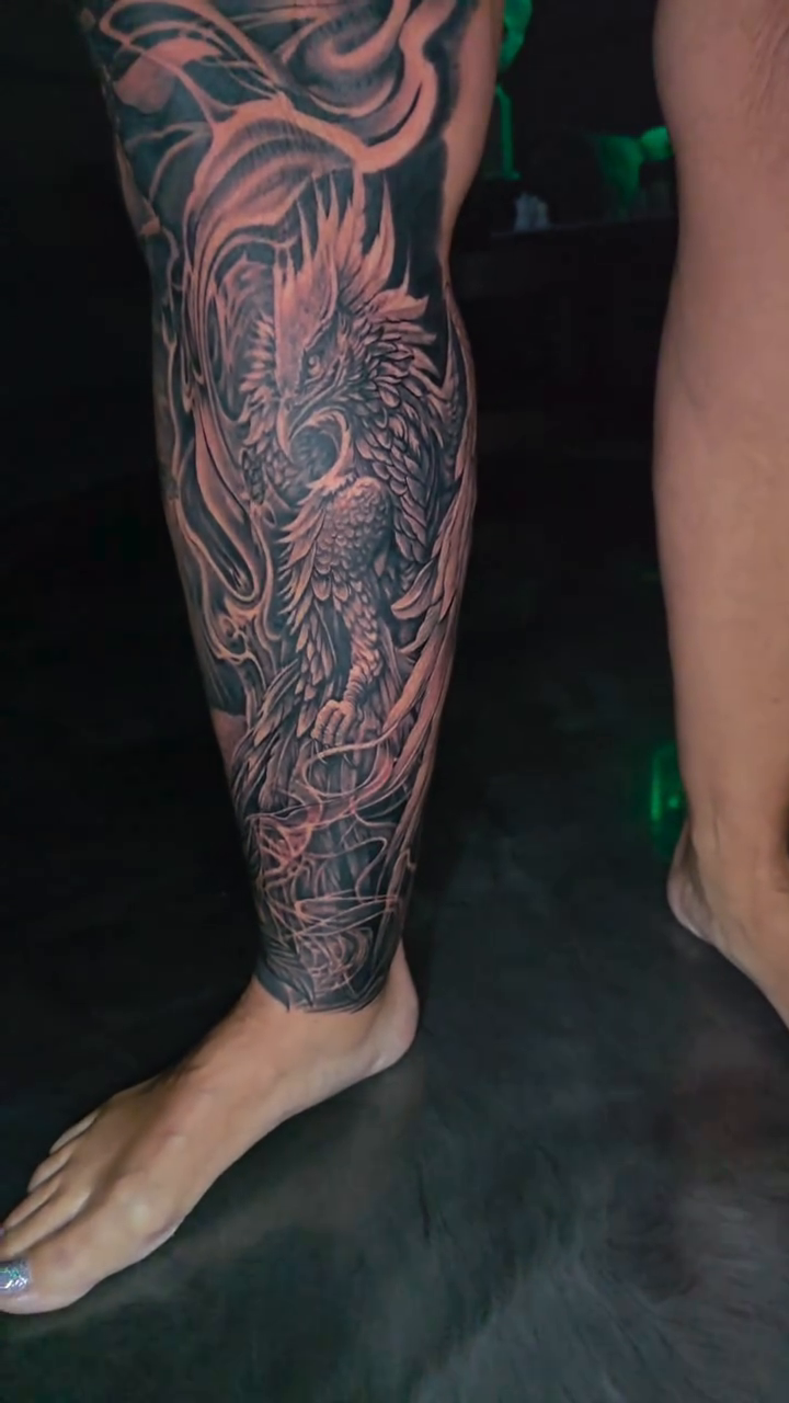 Tattoo by @47inked — japanese_irezumi, black_and_grey