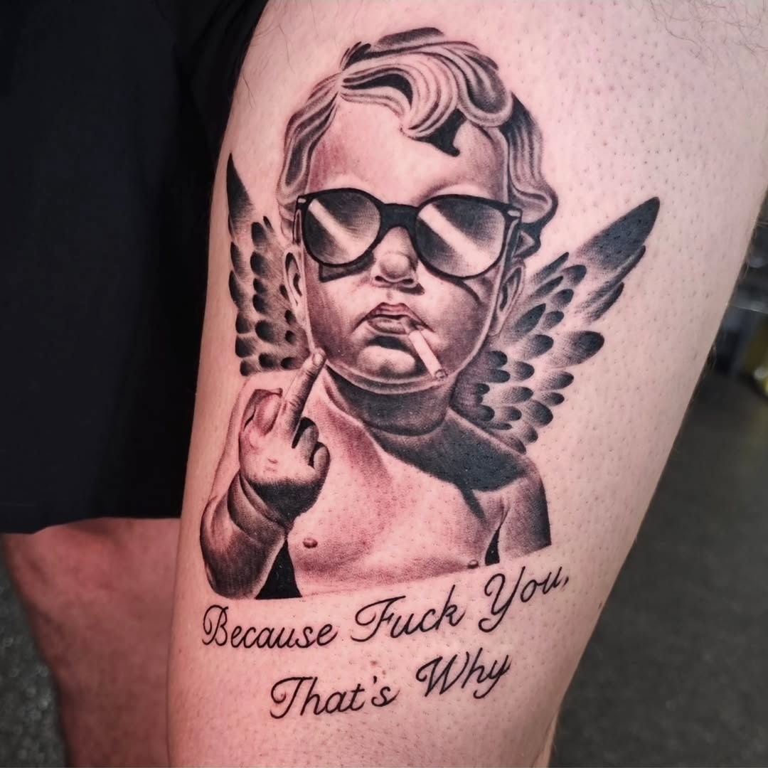 Tattoo by @ericbadantattoos โ black_and_grey, realism