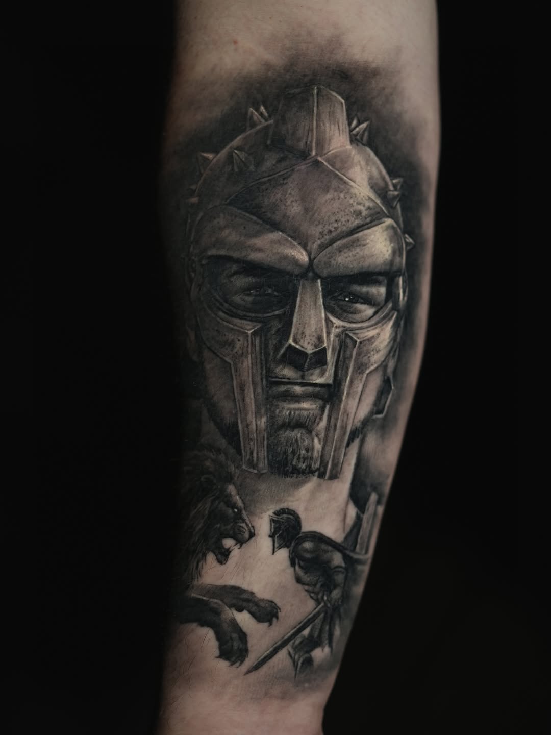 Tattoo by @jamesstrickland β realism, black_and_grey