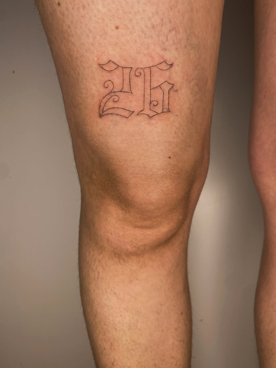 Tattoo by @pokyopokyo — lettering_script