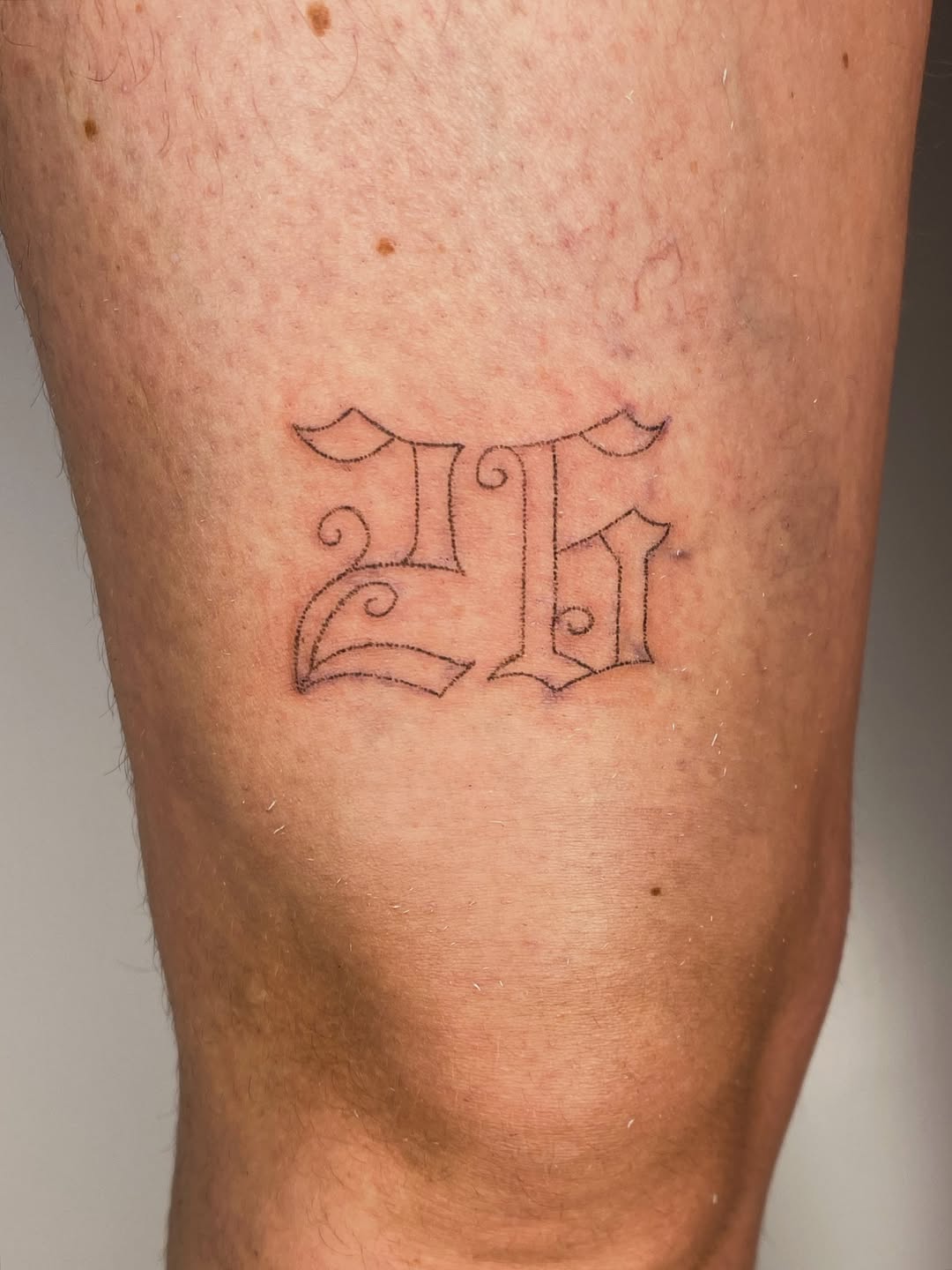 Tattoo by @pokyopokyo — lettering_script