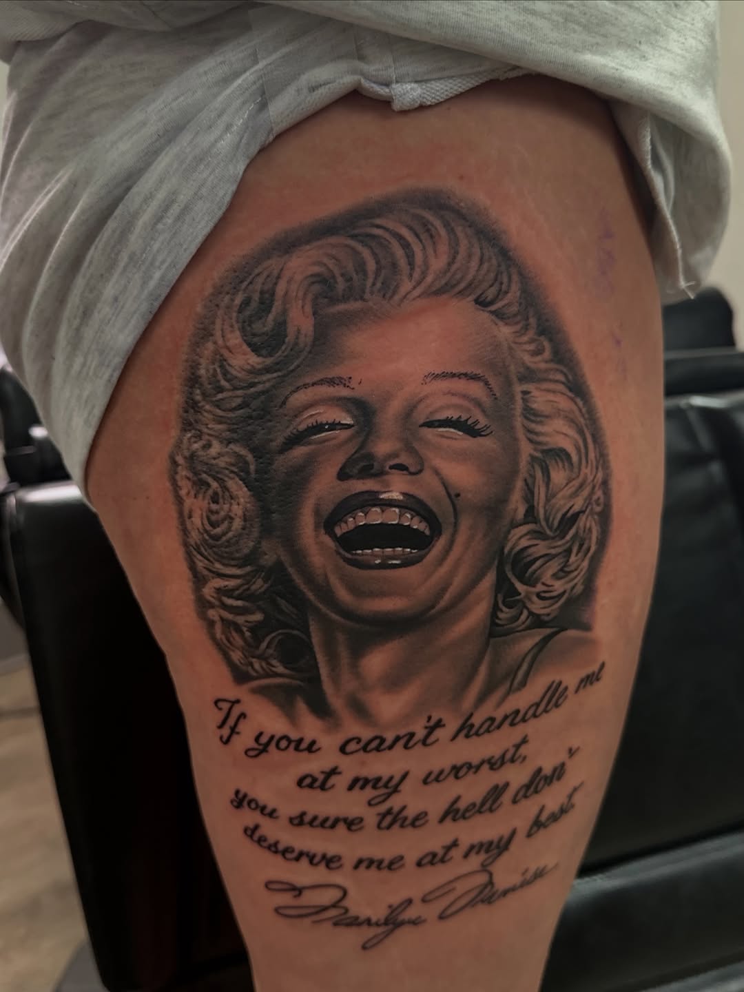 Tattoo by @pyramidofink — realism, lettering_script