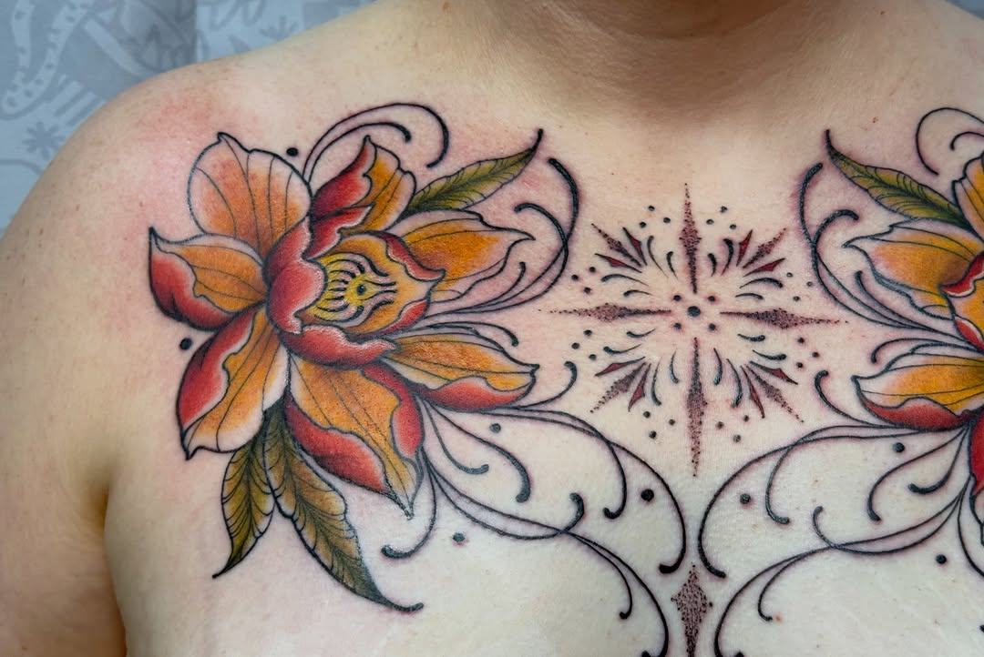 Tattoo by @bodyartbyali β neo_traditional, ornamental