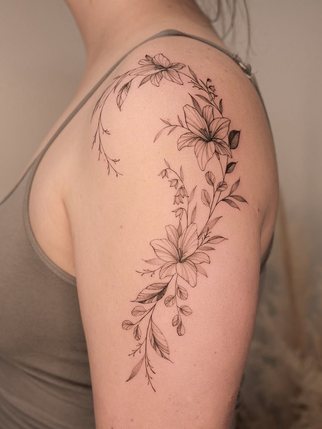 Tattoo by @ink.maude — fine_line, black_and_grey