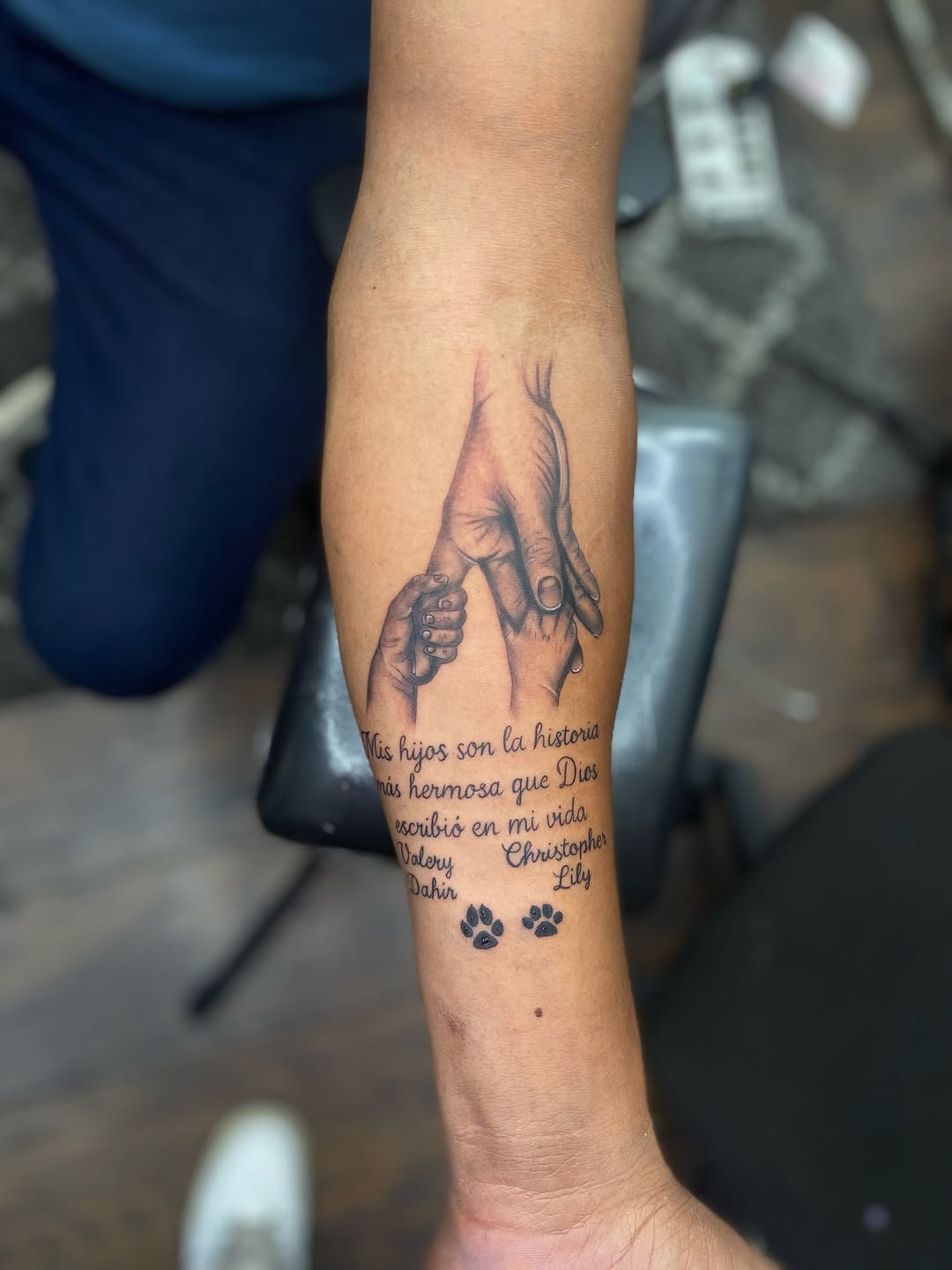 Tattoo by @inkxirv — realism, lettering_script