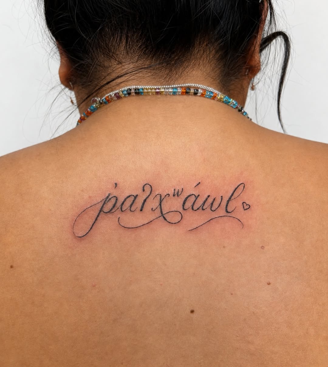 Tattoo by @handofheen — lettering_script, fine_line