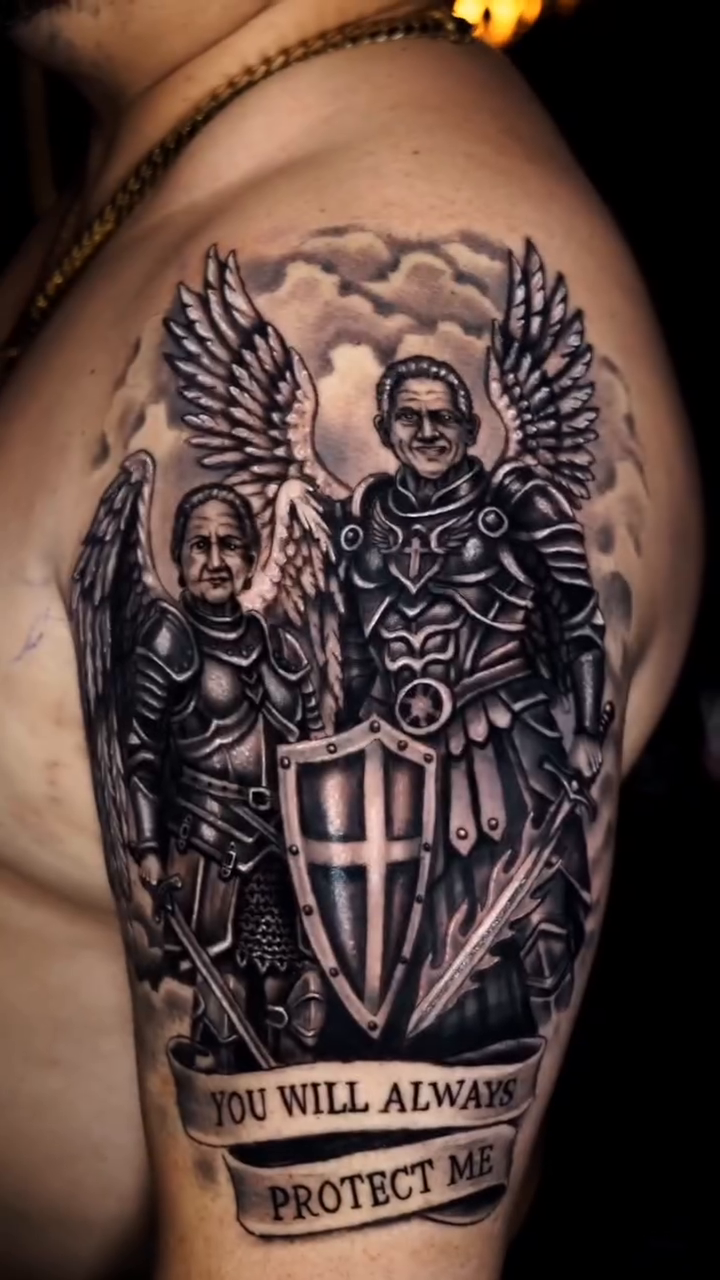 Tattoo by @pango_tattoo β realism, black_and_grey