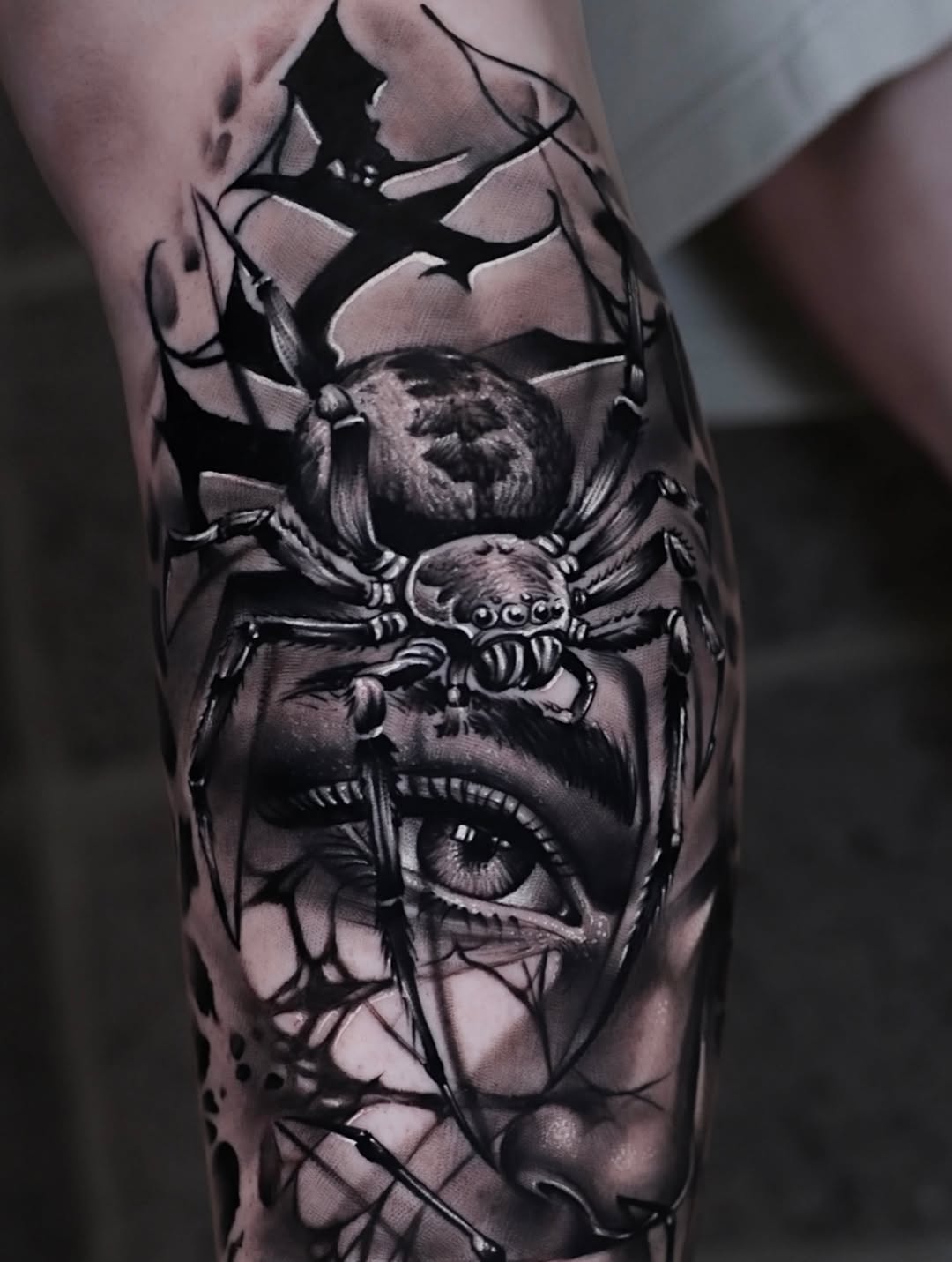 Tattoo by @tonyfranktattoos — black_and_grey, realism