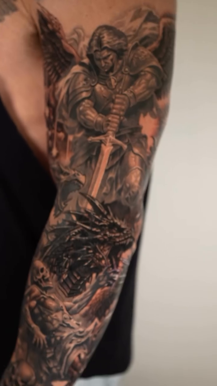Tattoo by @jakeingersoll_sdt β dark_realism, black_and_grey