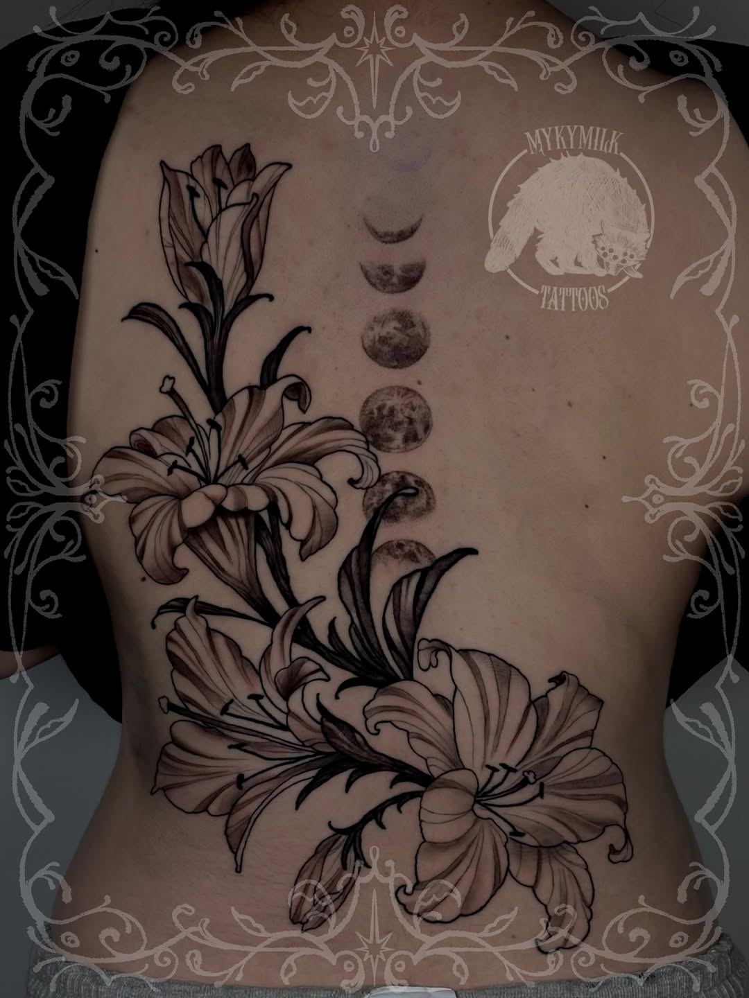 Tattoo by @mykymilk โ black_and_grey, realism