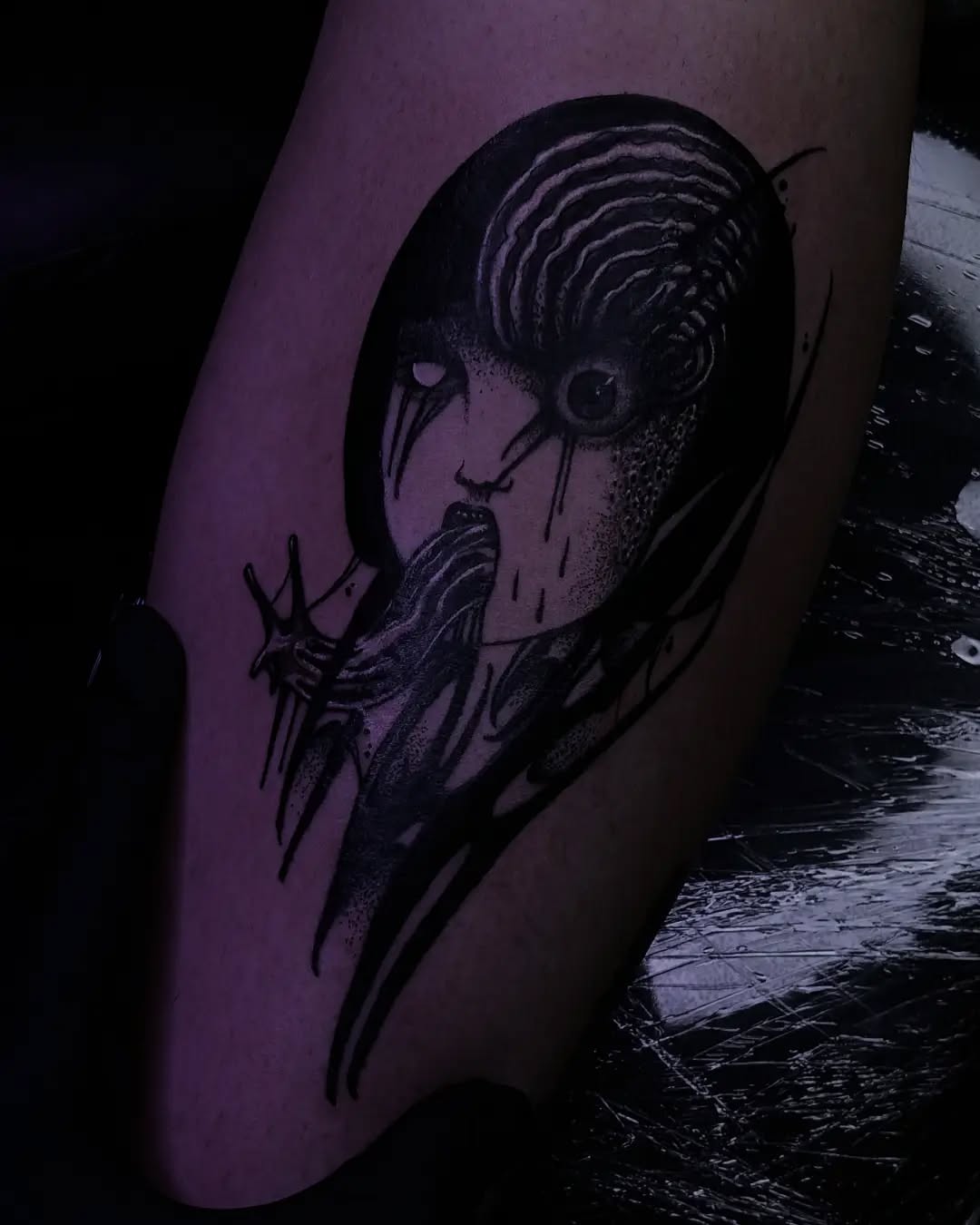 Tattoo by @anaink.ttt β dark_realism, black_and_grey