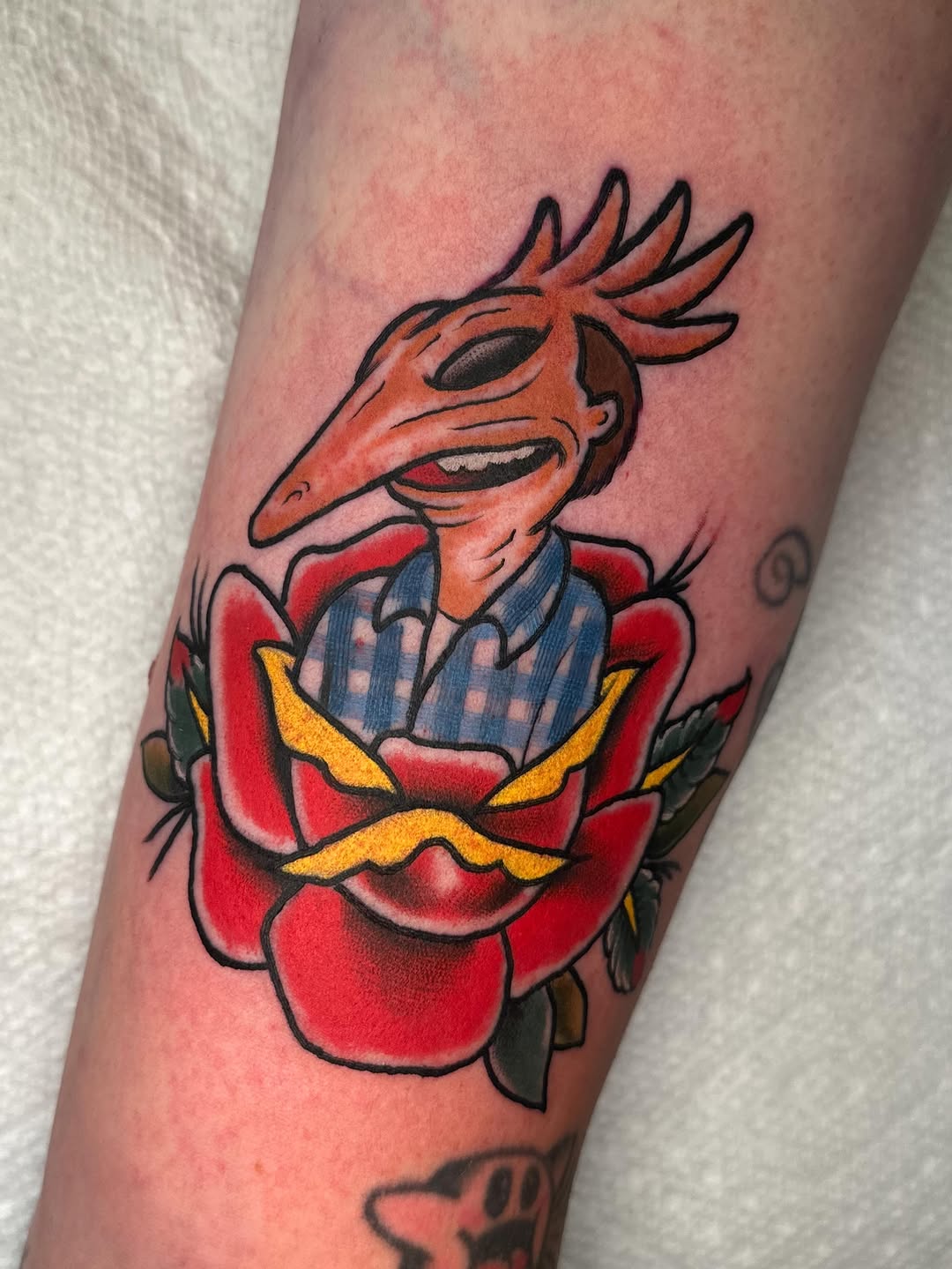 Tattoo by @ethanjester_tattoos — american_traditional, new_school