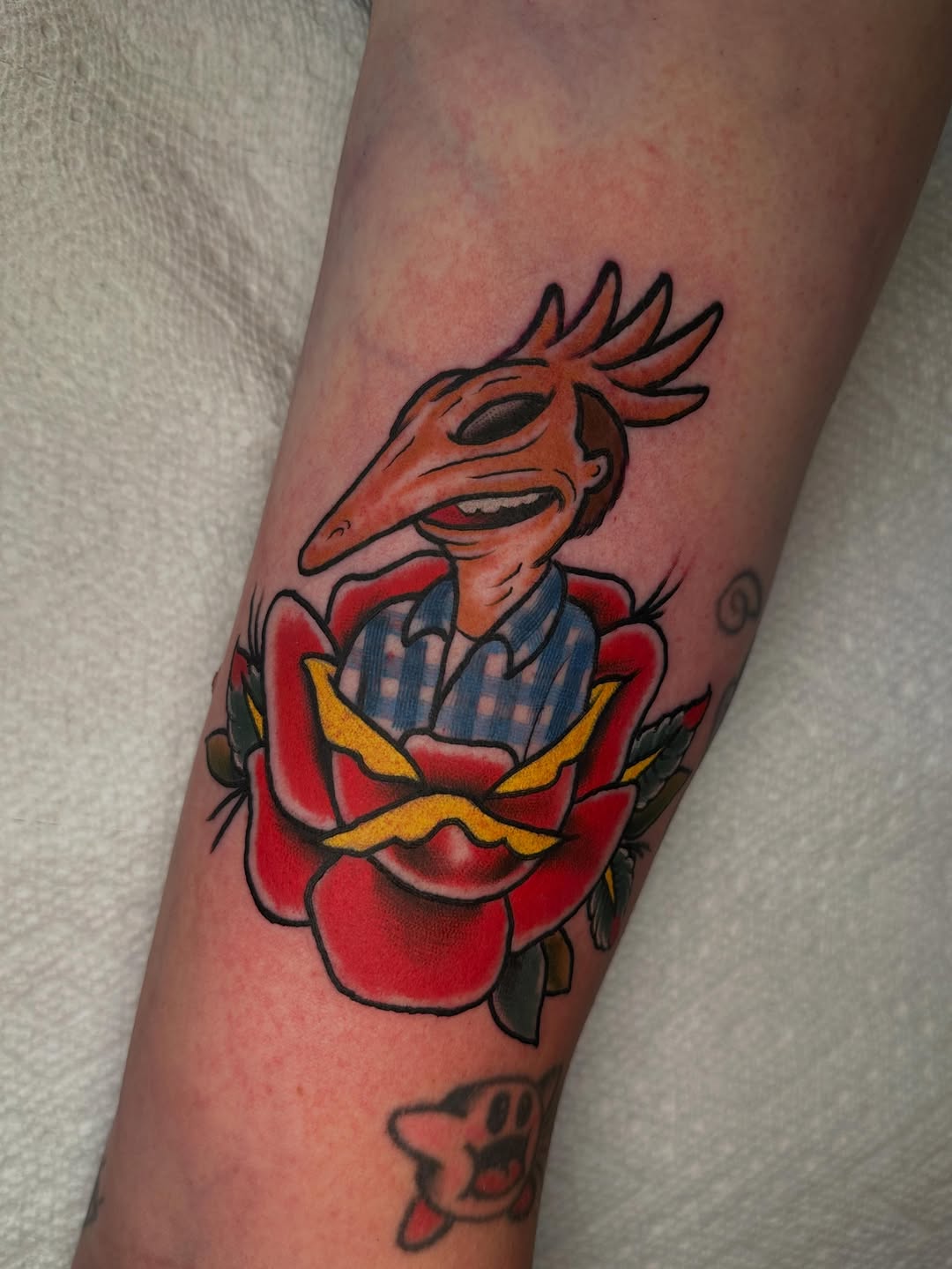 Tattoo by @ethanjester_tattoos — american_traditional, new_school