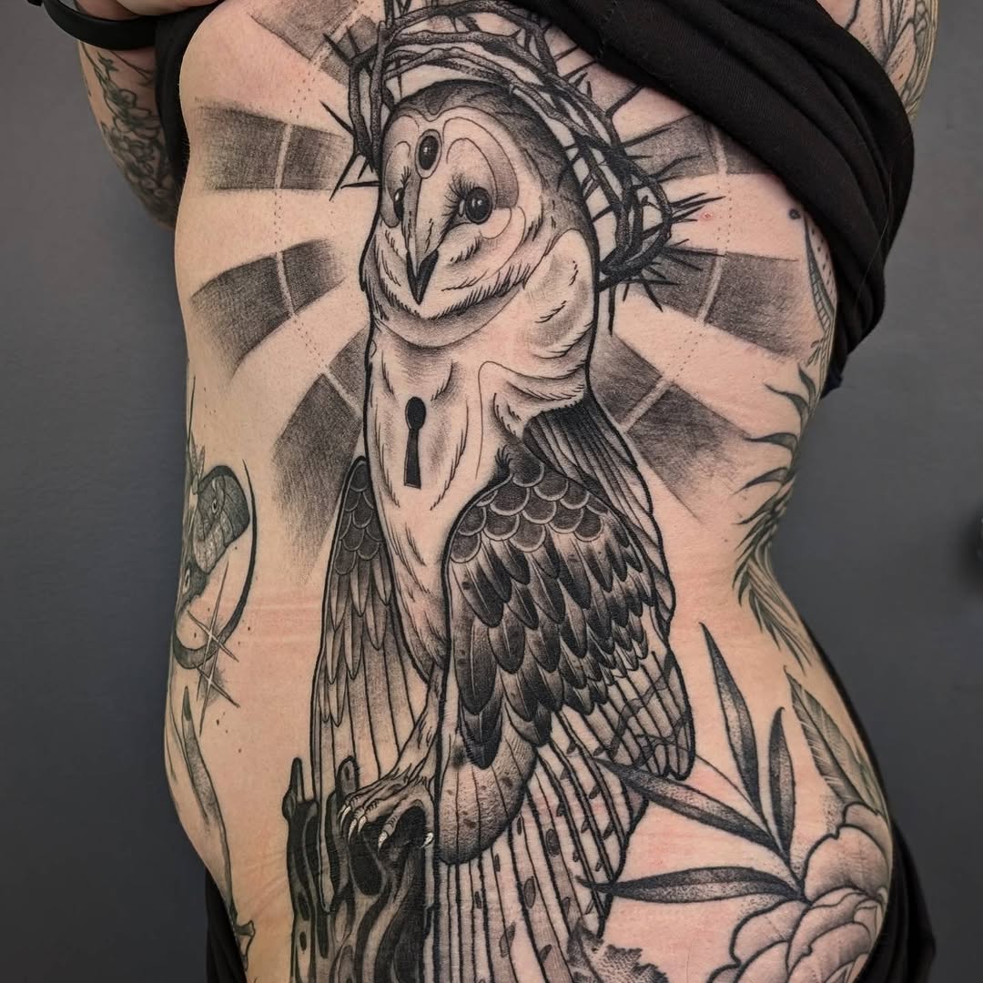 Tattoo by @spritesup โ black_and_grey, realism