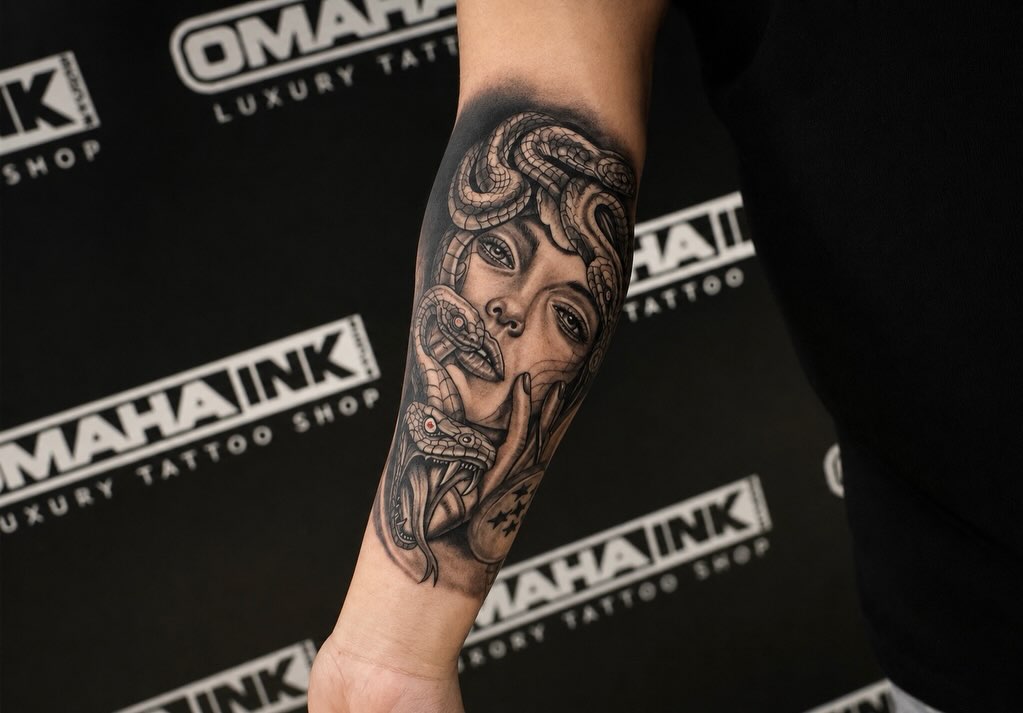 Tattoo by @inkwraps — realism, black_and_grey