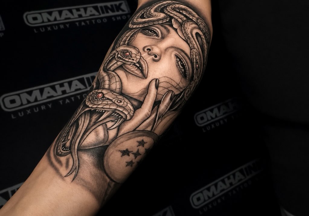 Tattoo by @inkwraps — realism, black_and_grey