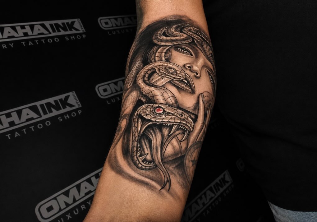 Tattoo by @inkwraps — realism, black_and_grey