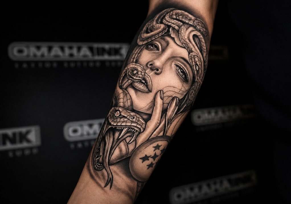 Tattoo by @inkwraps — realism, black_and_grey
