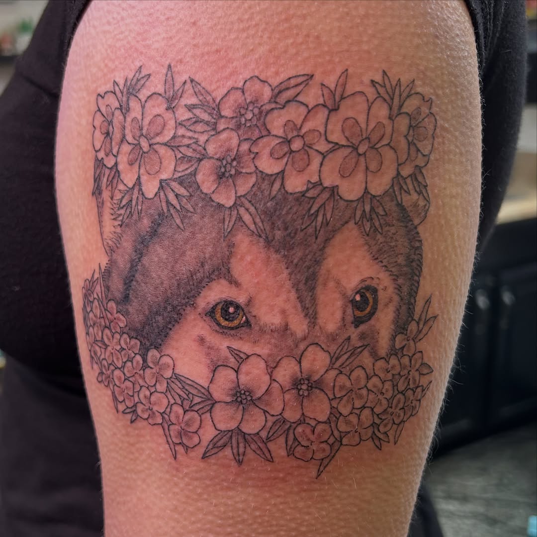 Tattoo by @tenderhearttattoo — black_and_grey, realism