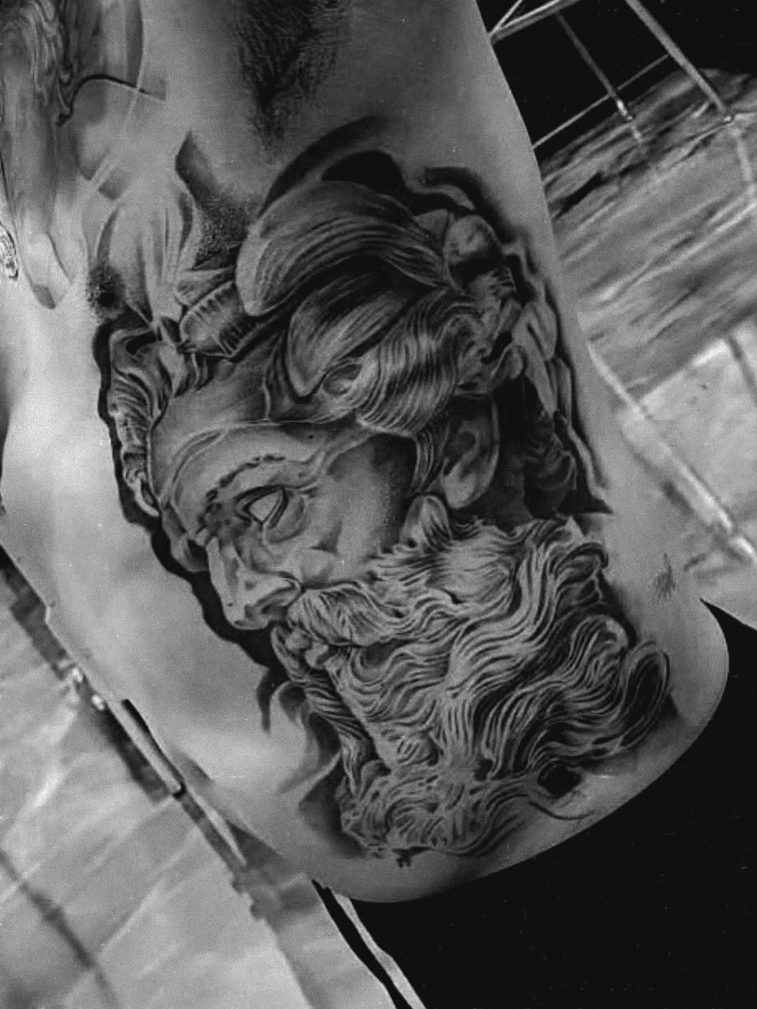 Tattoo by @paul_racks — realism, black_and_grey
