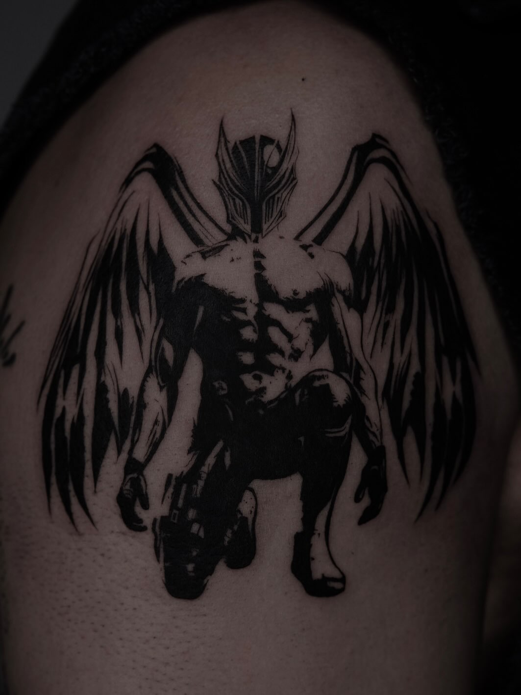 Tattoo by @grxytattoo — blackwork, realism
