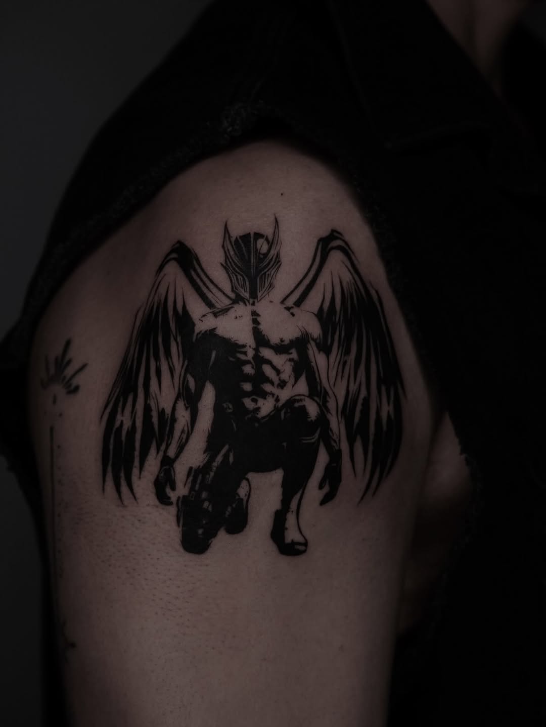 Tattoo by @grxytattoo — blackwork, dark_realism