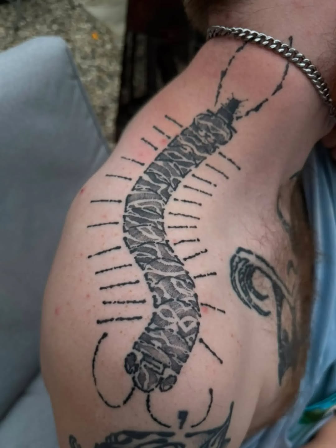 Tattoo by @mashby.ttt — blackwork, geometric