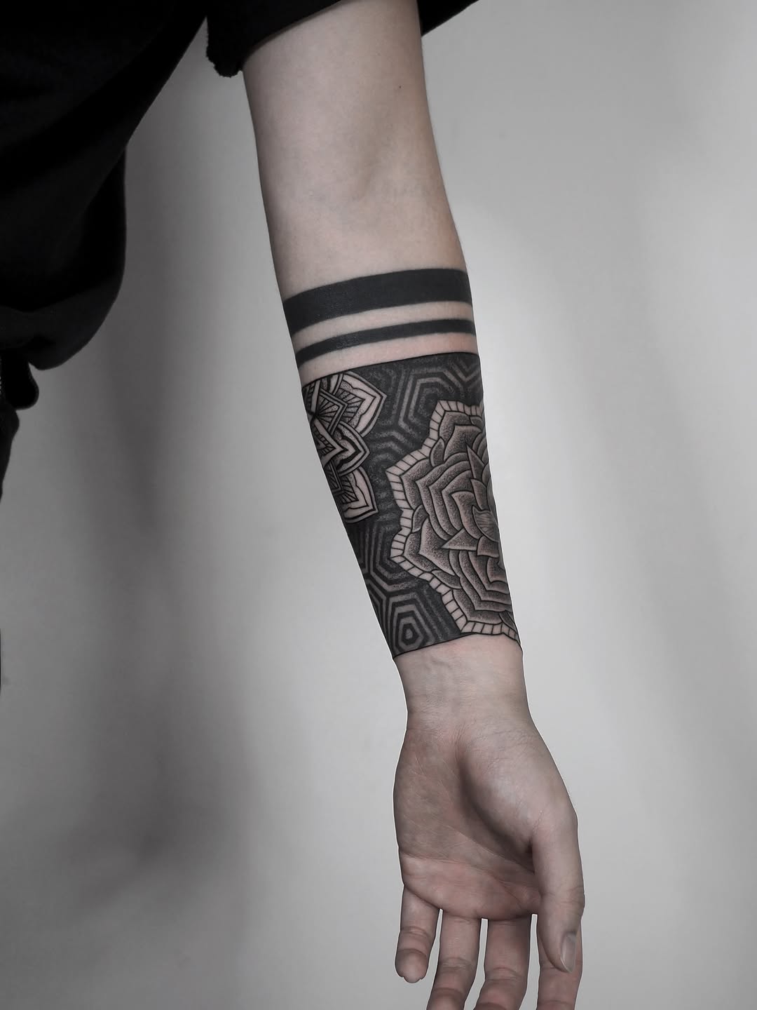 Tattoo by @jimmyyuen — geometric, dotwork