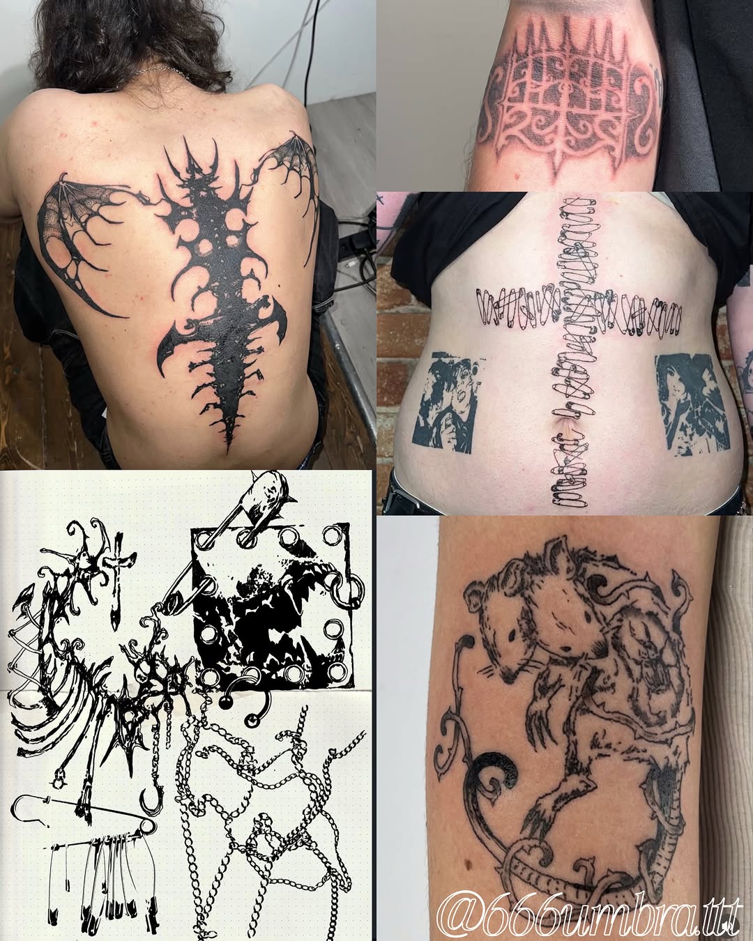 Tattoo by @666umbra.ttt — blackwork