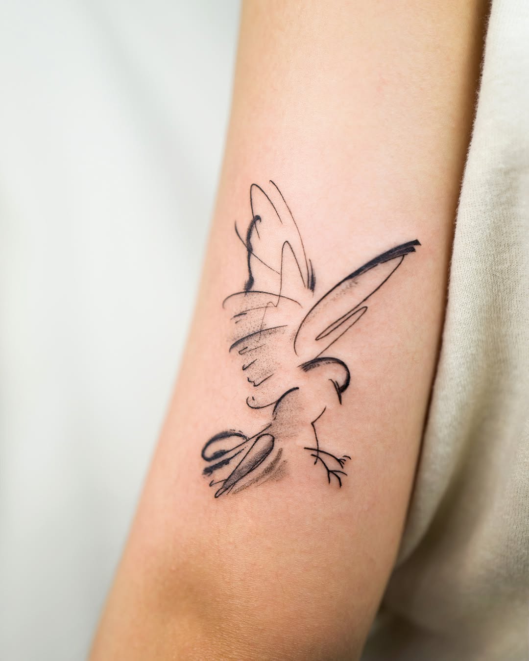 Tattoo by @tattooist_today_do โ fine_line, sketch