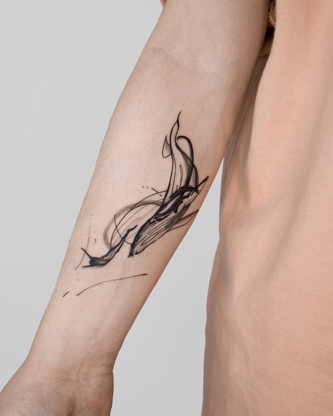 Tattoo by @tattooist_today_do โ black_and_grey, illustrative
