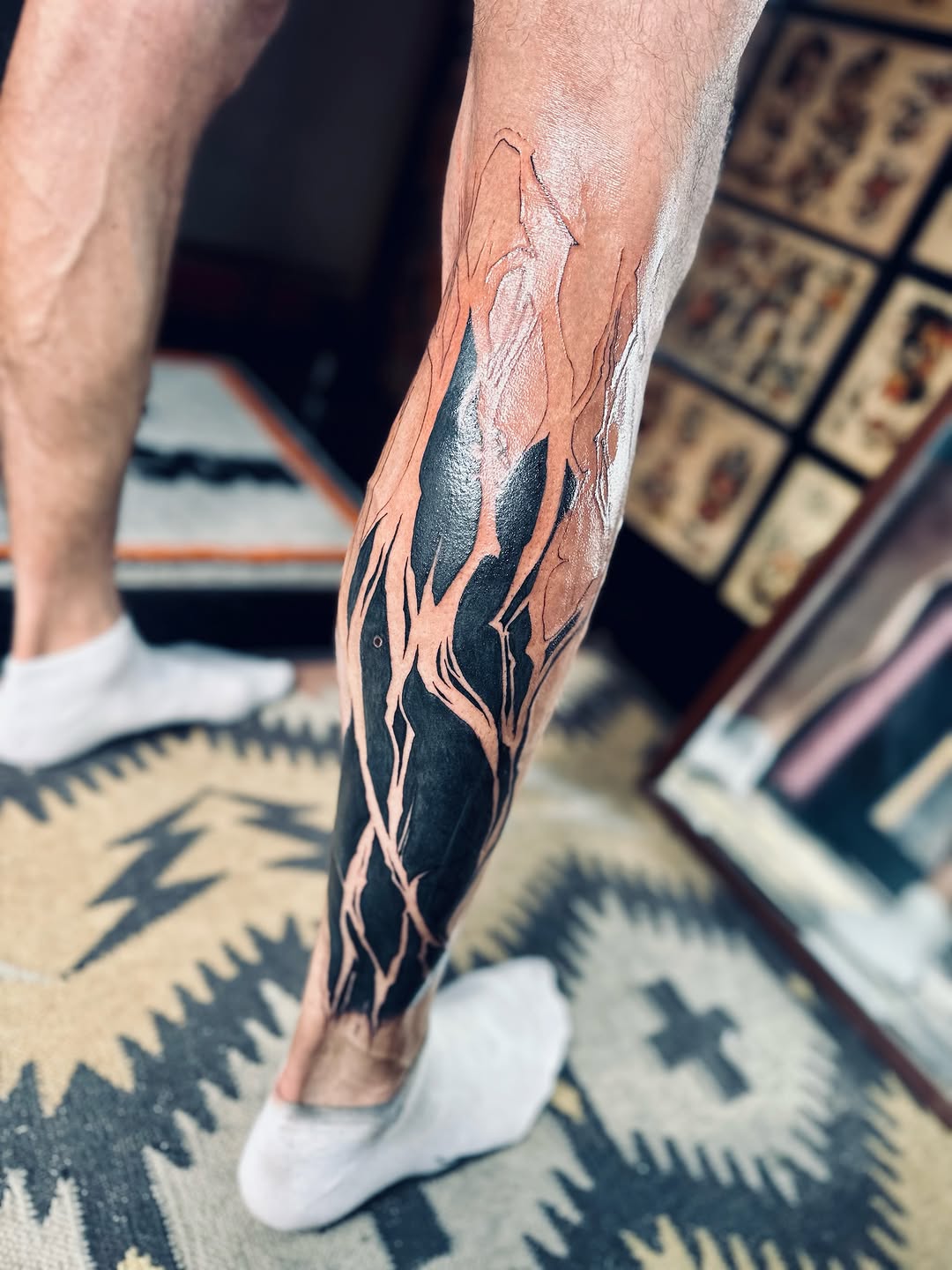 Tattoo by @j_c_tattoos — blackwork