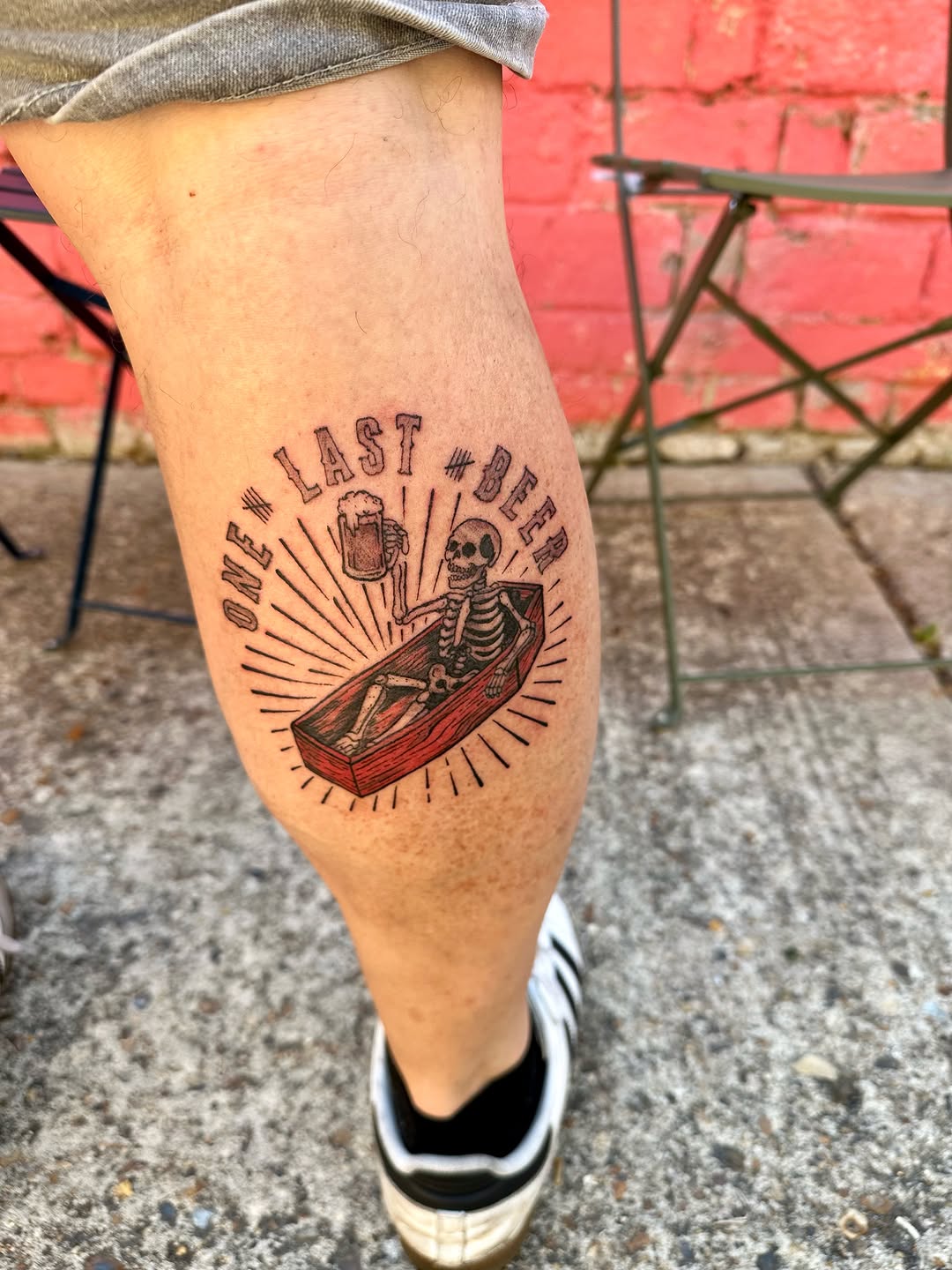 Tattoo by @j_c_tattoos — american_traditional, lettering_script