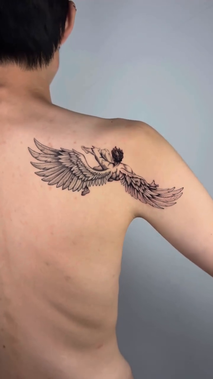 Tattoo by @blanc_inks — black_and_grey, realism