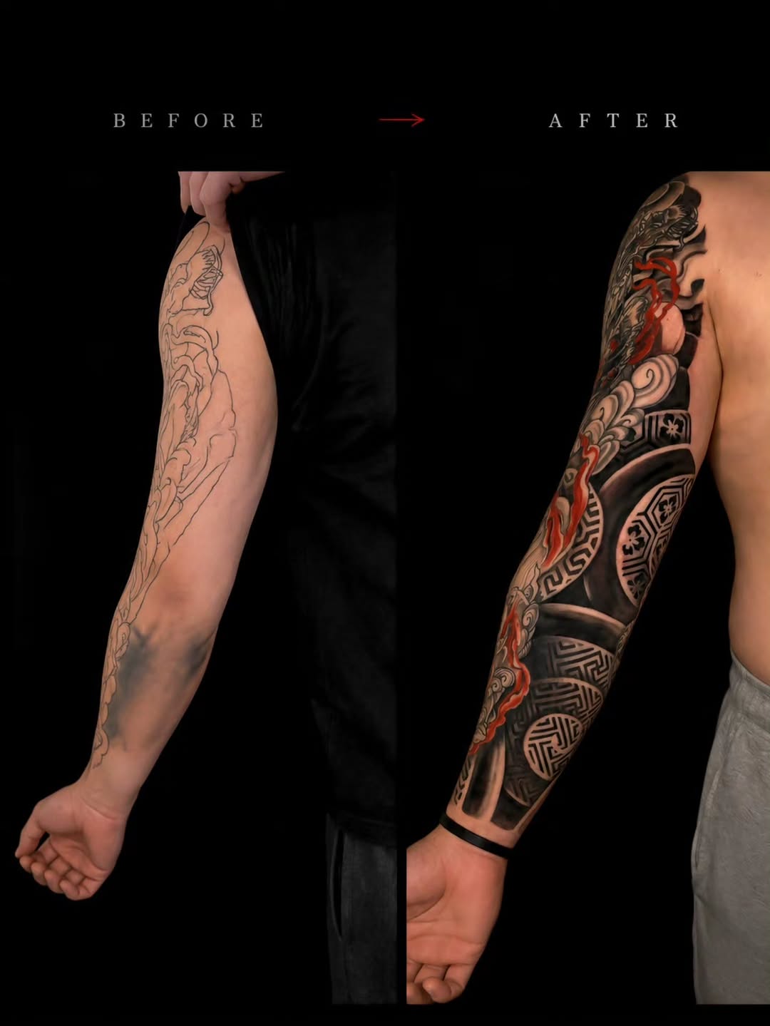 Tattoo by @toa_monti β japanese_irezumi, black_and_grey