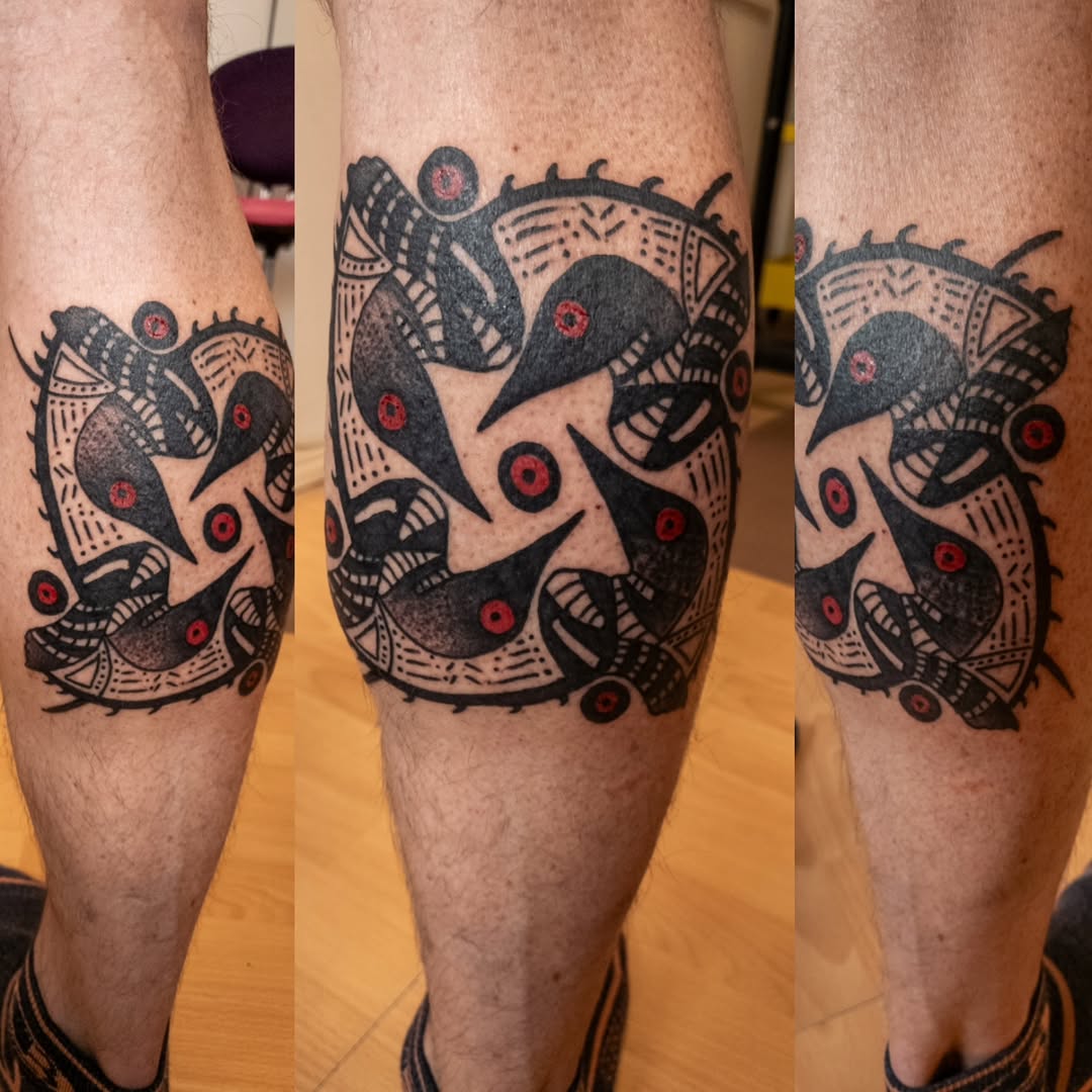 Tattoo by @jasonpellandtattoo — blackwork, geometric