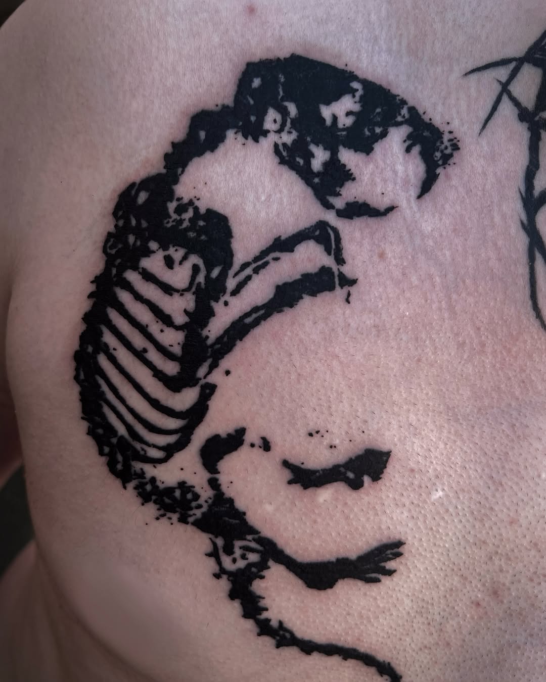 Tattoo by @axelj_ttt โ blackwork
