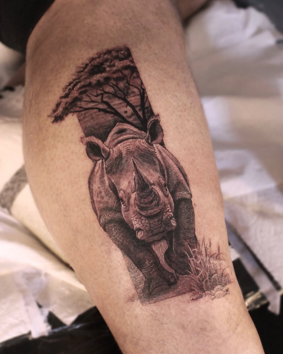 Tattoo by @em.isabella_ink โ realism, black_and_grey